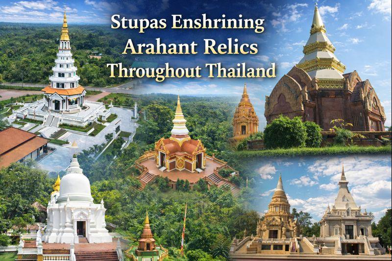 พระเจดีย์อรหันตธาตุ ทั่วไทย