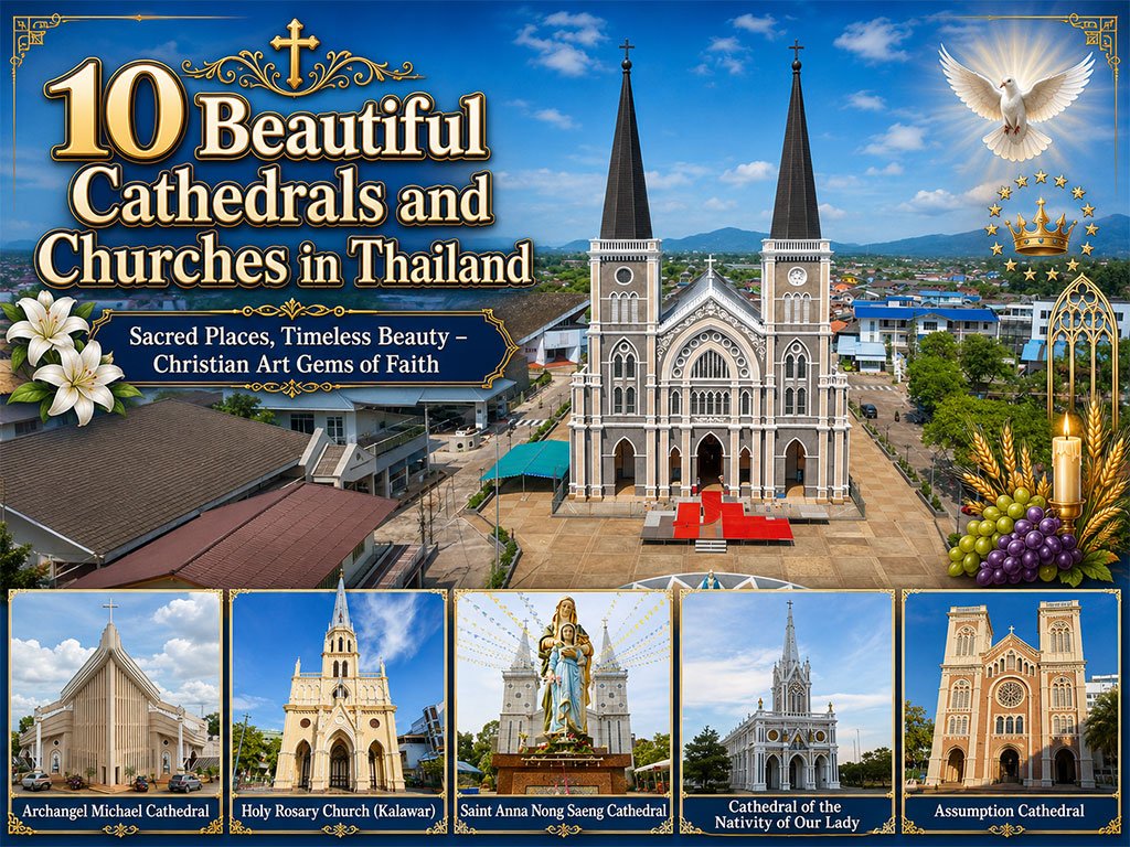 10 Beautiful Cathedrals and Churches in Thailand