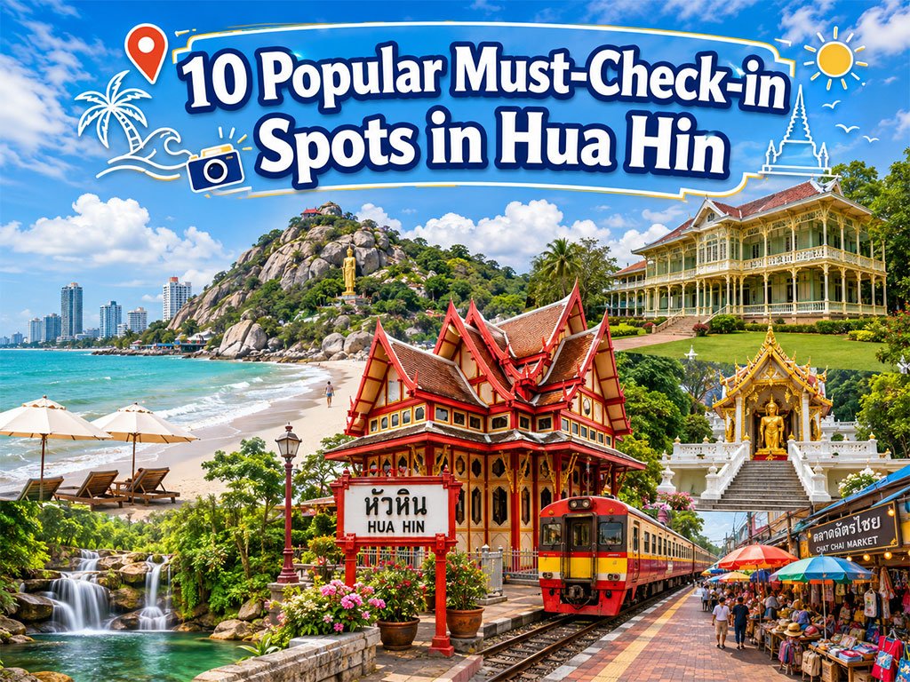 10 Popular Must-Check-in Spots in Hua Hin